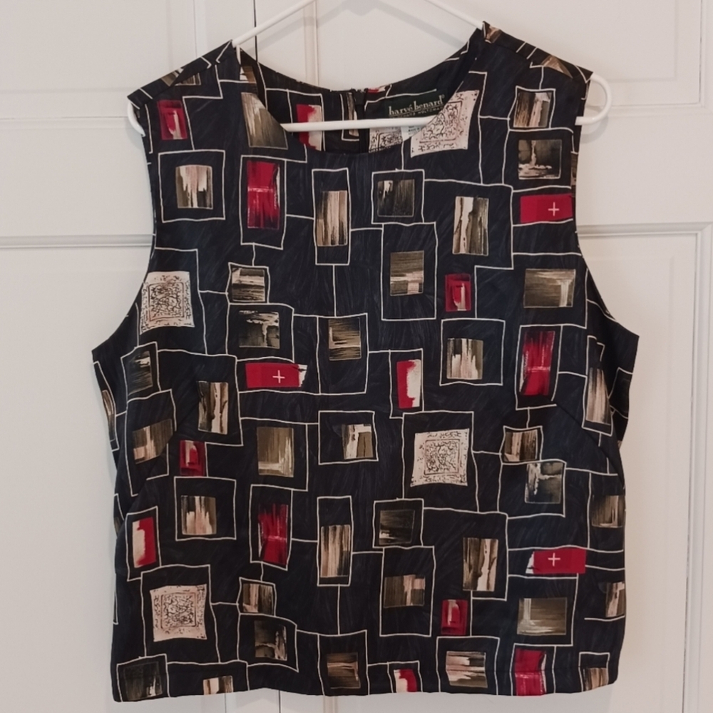 Harvé Benard sleeveless blouse